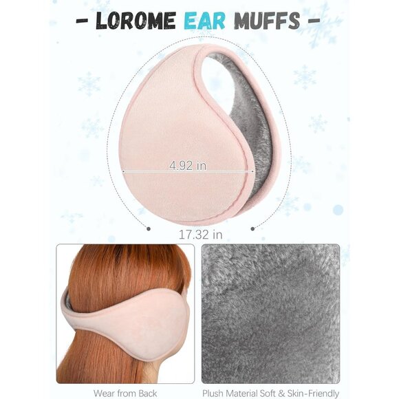 Women Pint Knit Beanie Hat, Gloves, Scarf & Ear Warmer Set - Winter - Picture 5 of 7